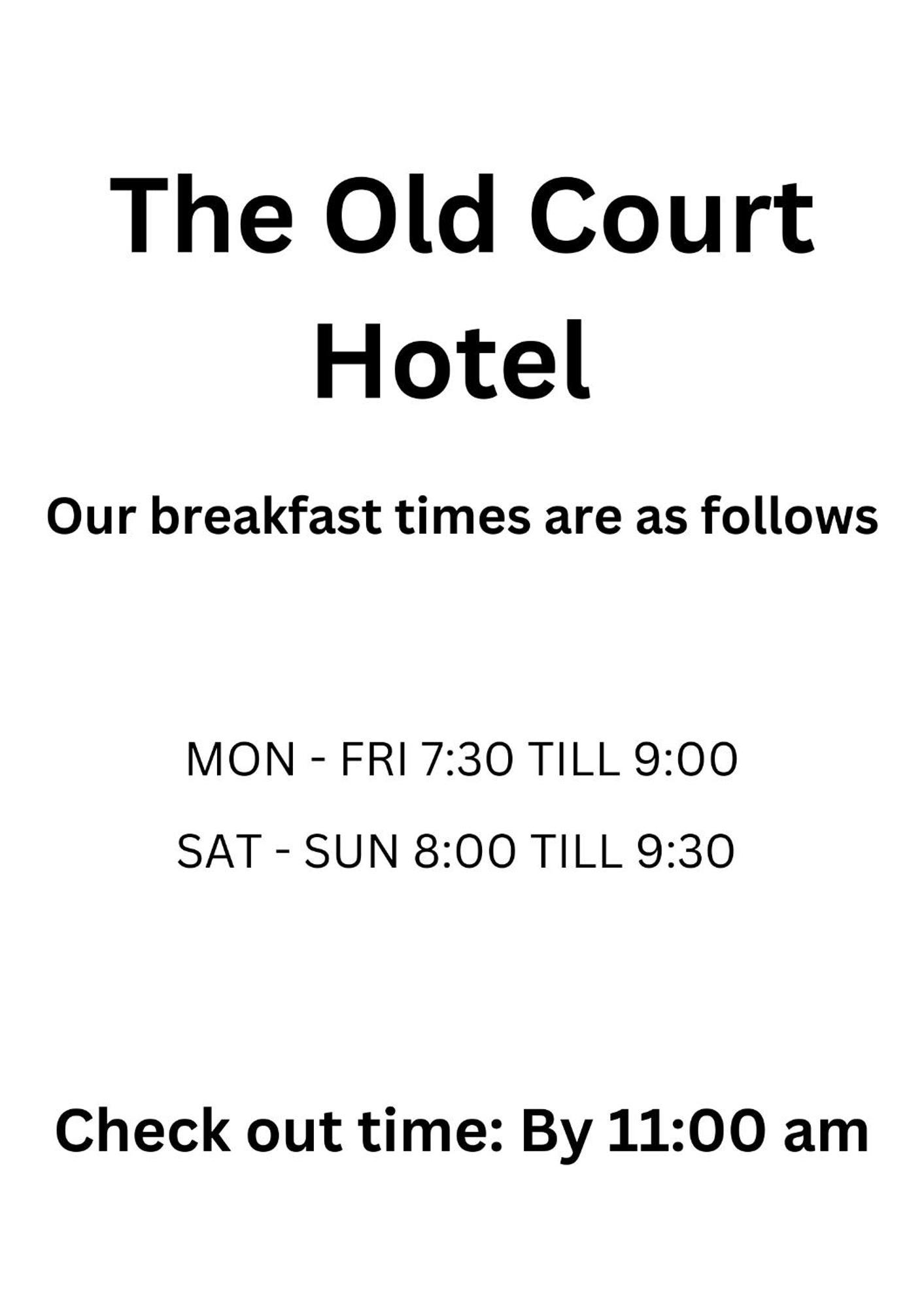 The Old Court Hotel Witney Dış mekan fotoğraf